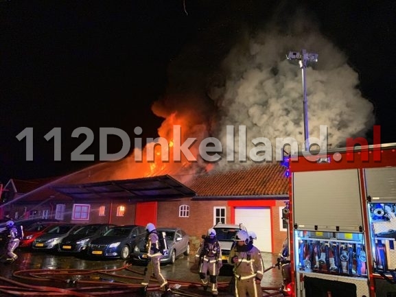 Grote Brand Bij Autobedrijf In Lattrop Dinkelland Nl