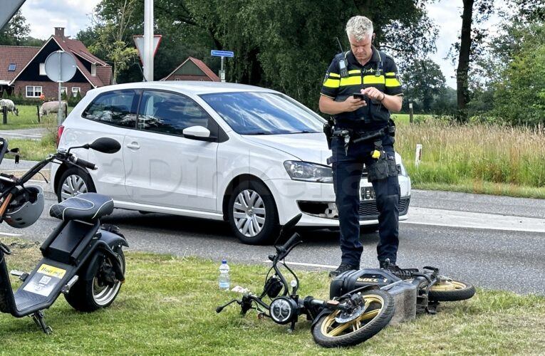 Bestuurder van e-chopper gewond bij ongeval in Ootmarsum