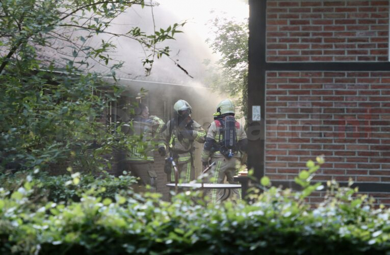 VIDEO: Forse schade bij woningbrand in Saasveld